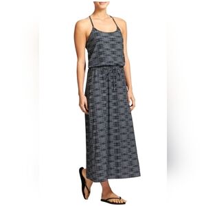 Athleta Ariel Novella Dress Maxi Outdoors Active Lightweight Cinch Waist Size 14